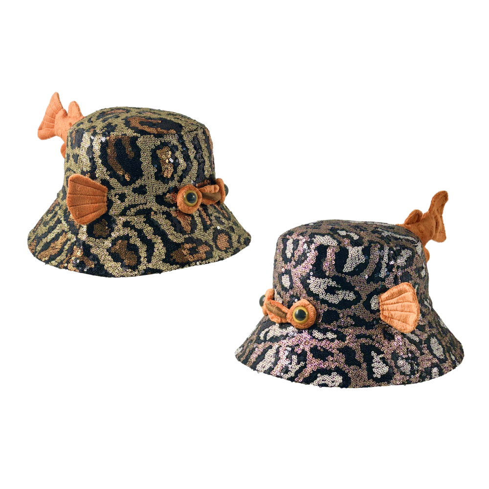 Leopard Fish Disco Hat